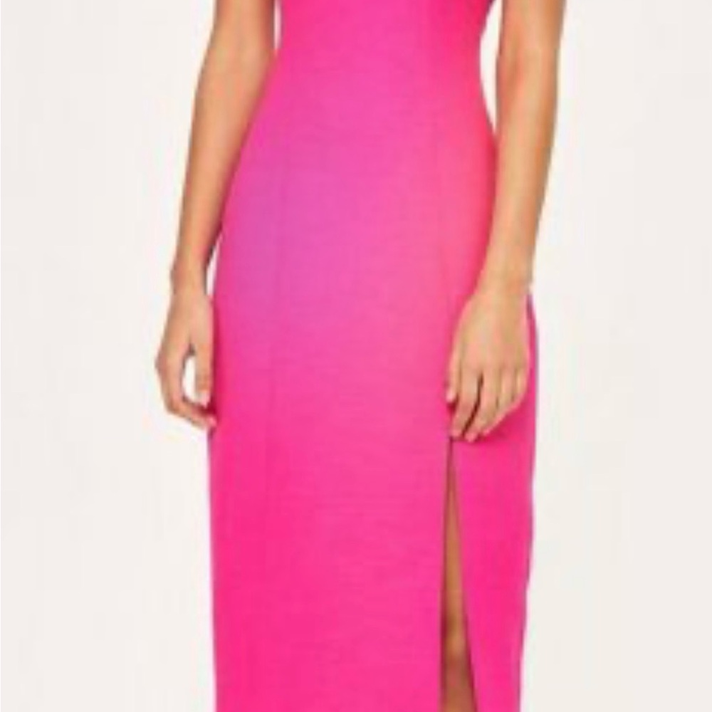 Topshop Pink Maxi Dress